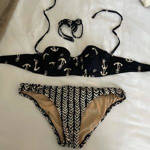 Navy J. Crew Swimsuit